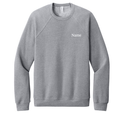 Unisex Sponge Fleece Raglan Sweatshirt - Name Option Thumbnail