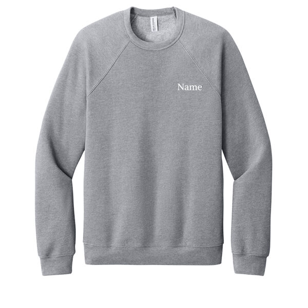 Unisex Sponge Fleece Raglan Sweatshirt - Name Option Thumbnail