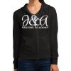 Women's Fitted Jersey Full Zip Hoodie Thumbnail